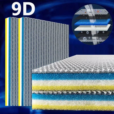 NEW 15D/9D Aquarium Sponges Filter Media Fish Tank Filter Pad No Glue Foam Bio Cotton Pond Aquarium Accessories Protein Skimmer