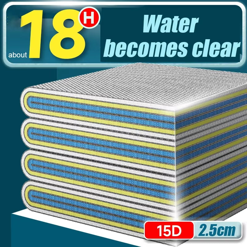 NEW 15D/9D Aquarium Sponges Filter Media Fish Tank Filter Pad No Glue Foam Bio Cotton Pond Aquarium Accessories Protein Skimmer